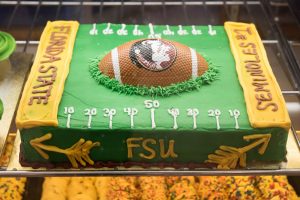 Football Field Sheet Cake