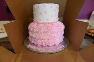 Two-tiered Baby Shower Cake