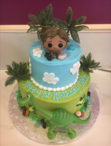 Two-tiered Kids Good Dinosaur Cake