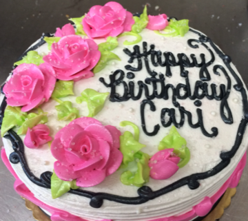 Tasty Pastry Custom Birthday Cake
