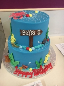 Kids Two-tiered Under the Sea Birthday Cake