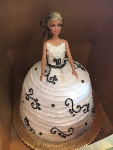 Kids Barbie Doll Cake