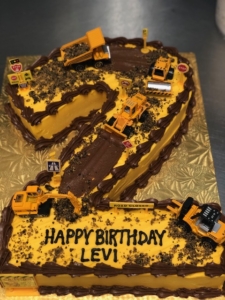 Kids Sculpted Construction Birthday Cake